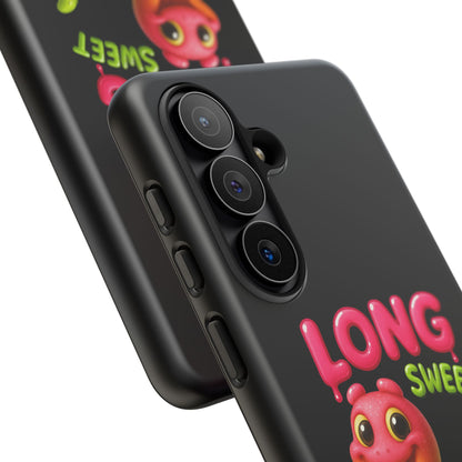 Phone Case — "Long Sweet Sticky" Cute Candy Snake Protective Case