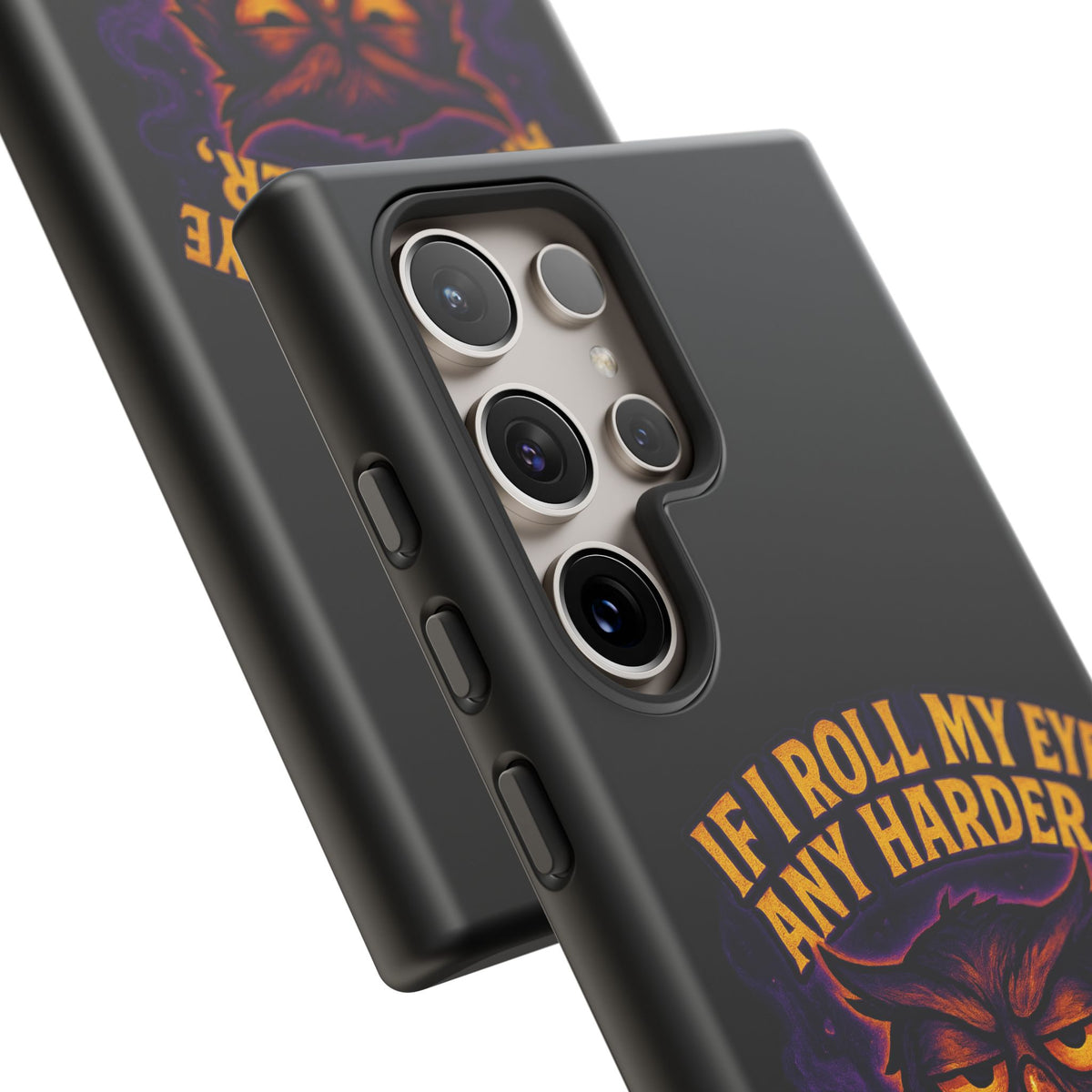 Phone Case — 'If I Roll My Eye Any Harder I'll Take Flight' Owl Graphic