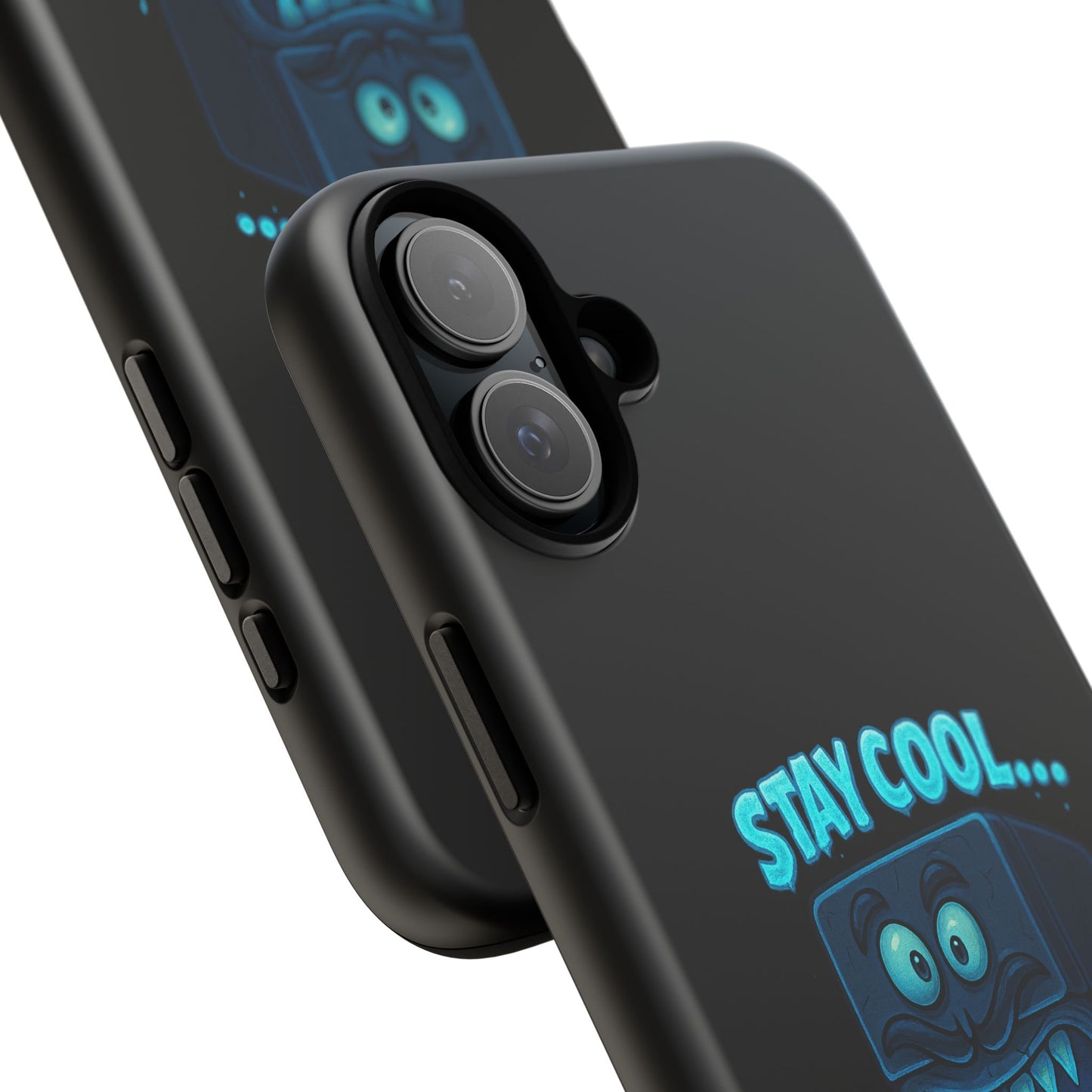Stay Cool... Or Else. Phone Case — Neon Monster Protective iPhone Cover