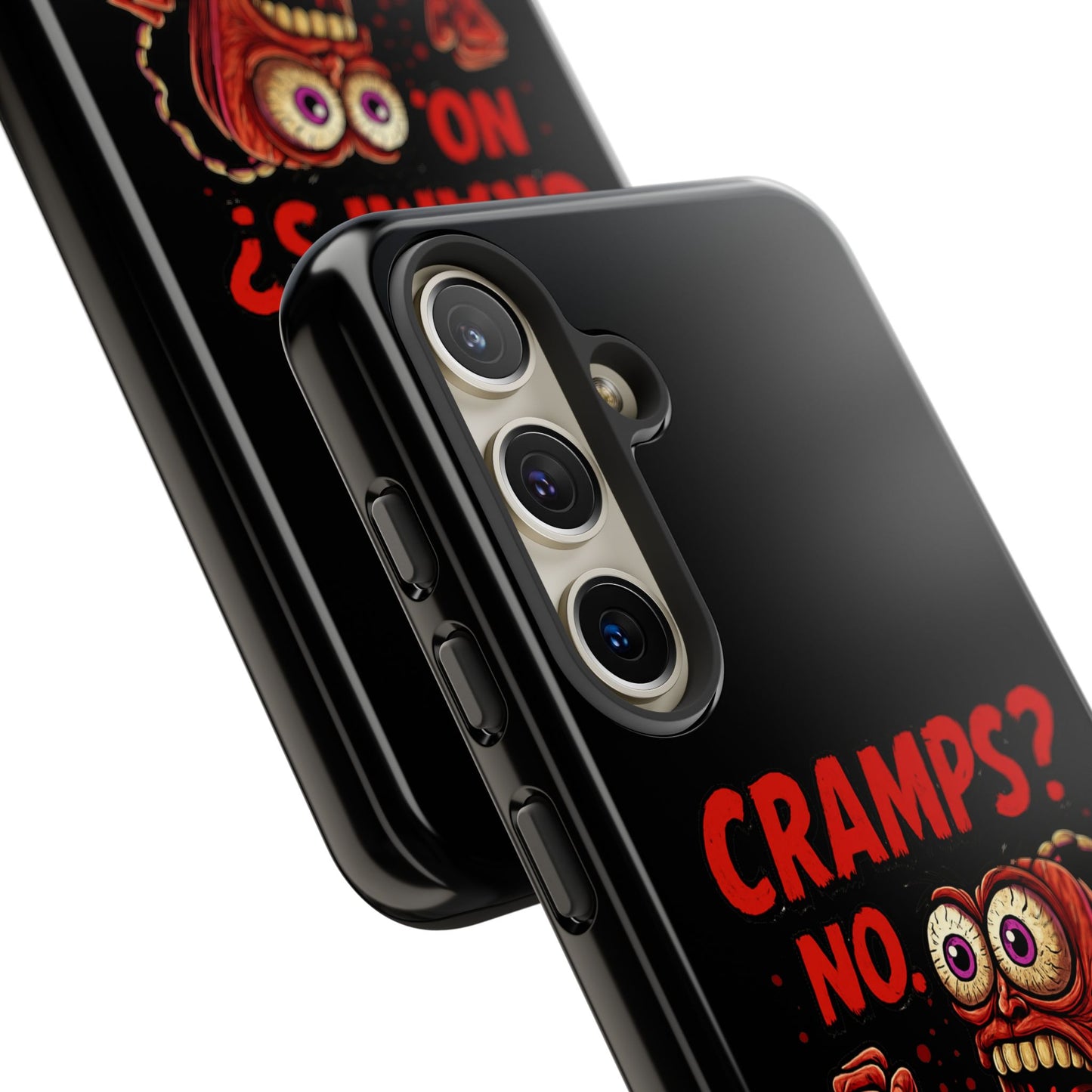 Phone Case — "Cramps? No, Wrath!" Retro Hot-Pepper Graphic