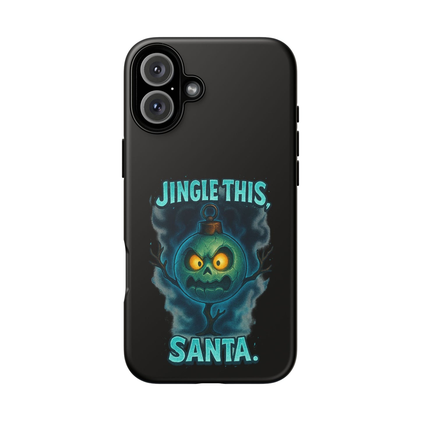Phone Case - 'Jingle This, Santa' Spooky Holiday Protective Case