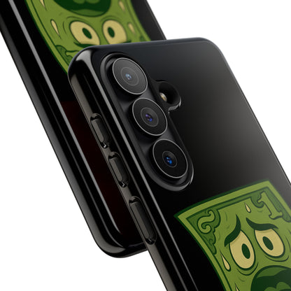 Phone Case — Funny Traumatized Dollar Bill Design ("I'm not dirty, I'm just traumatized")