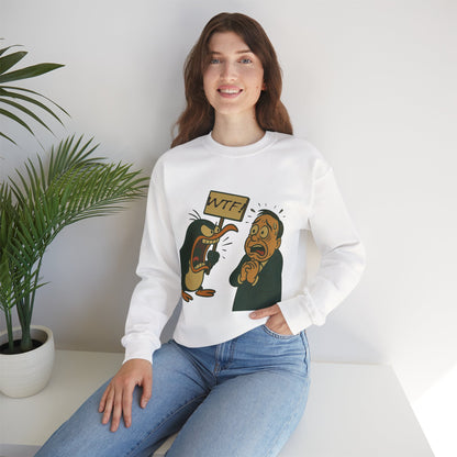WTF Angry Penguin Crewneck Sweatshirt