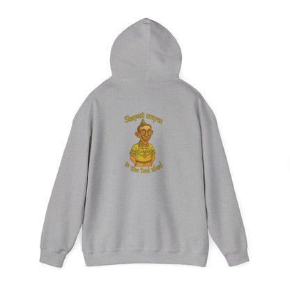 Tool Shed Hoodie - "Sharpest Crayon" Garden Humor Sweatshirt