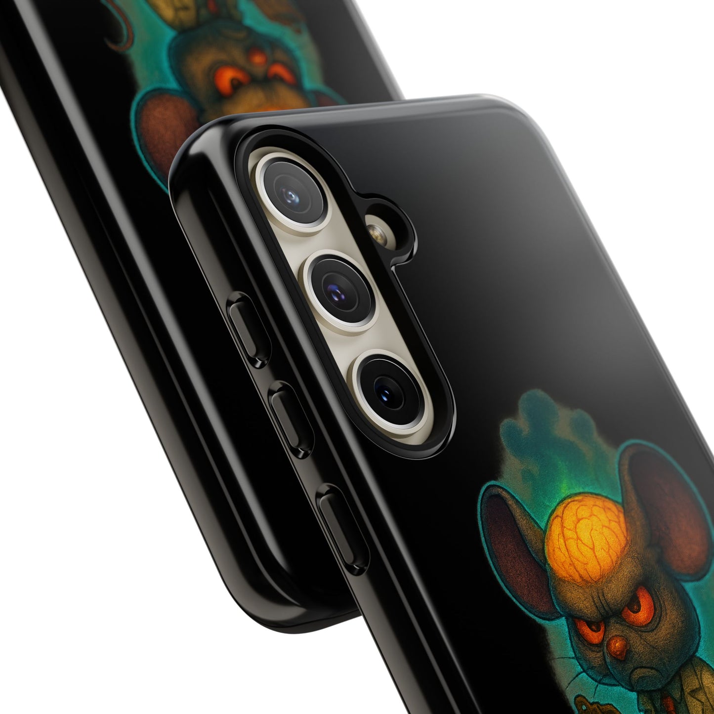 Phone Case — 'You'll Be Cheese in the Simulation' Angry Detective Mouse Graphic