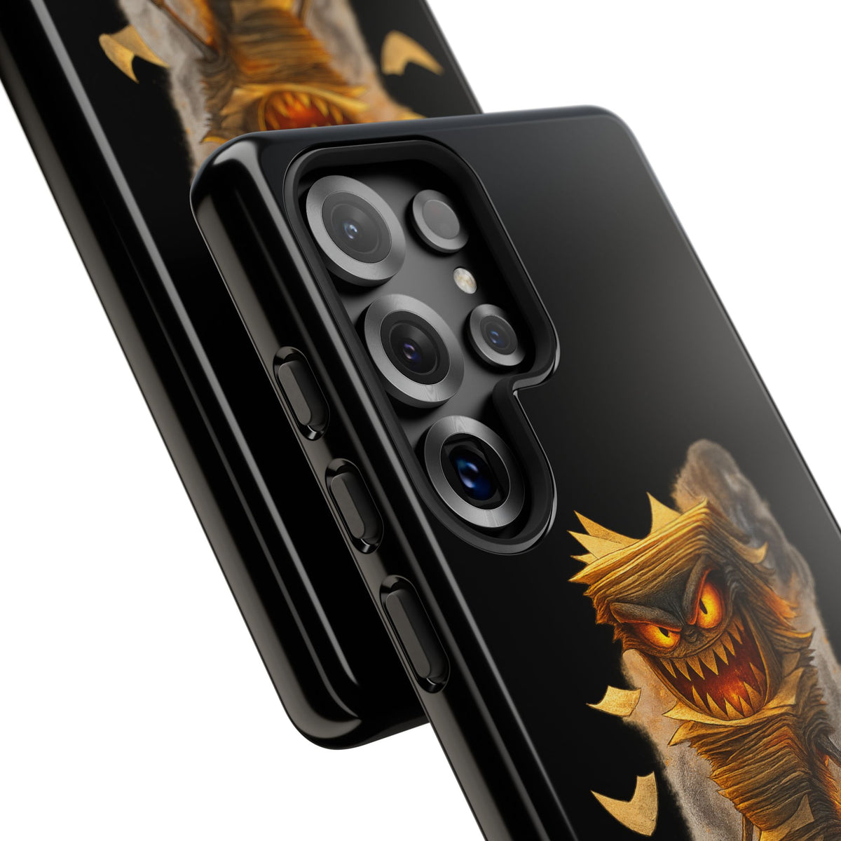 Phone Case — Halloween Mummy Creature “Stapled Your Soul to Page 666” Horror Design