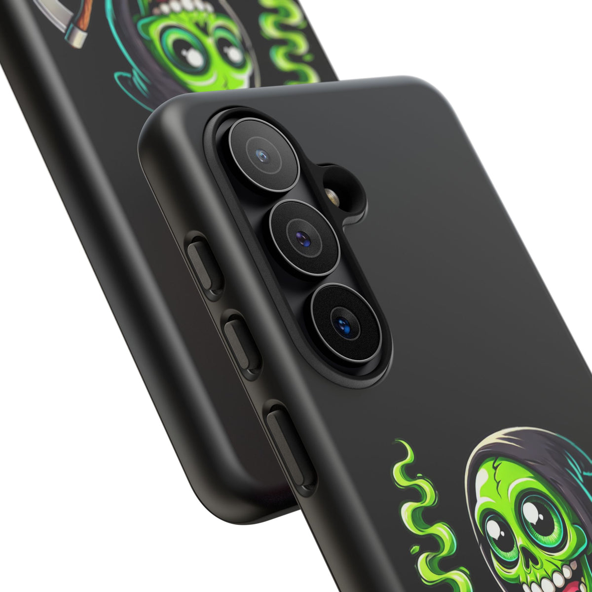 Grinning Green Reaper Phone Case