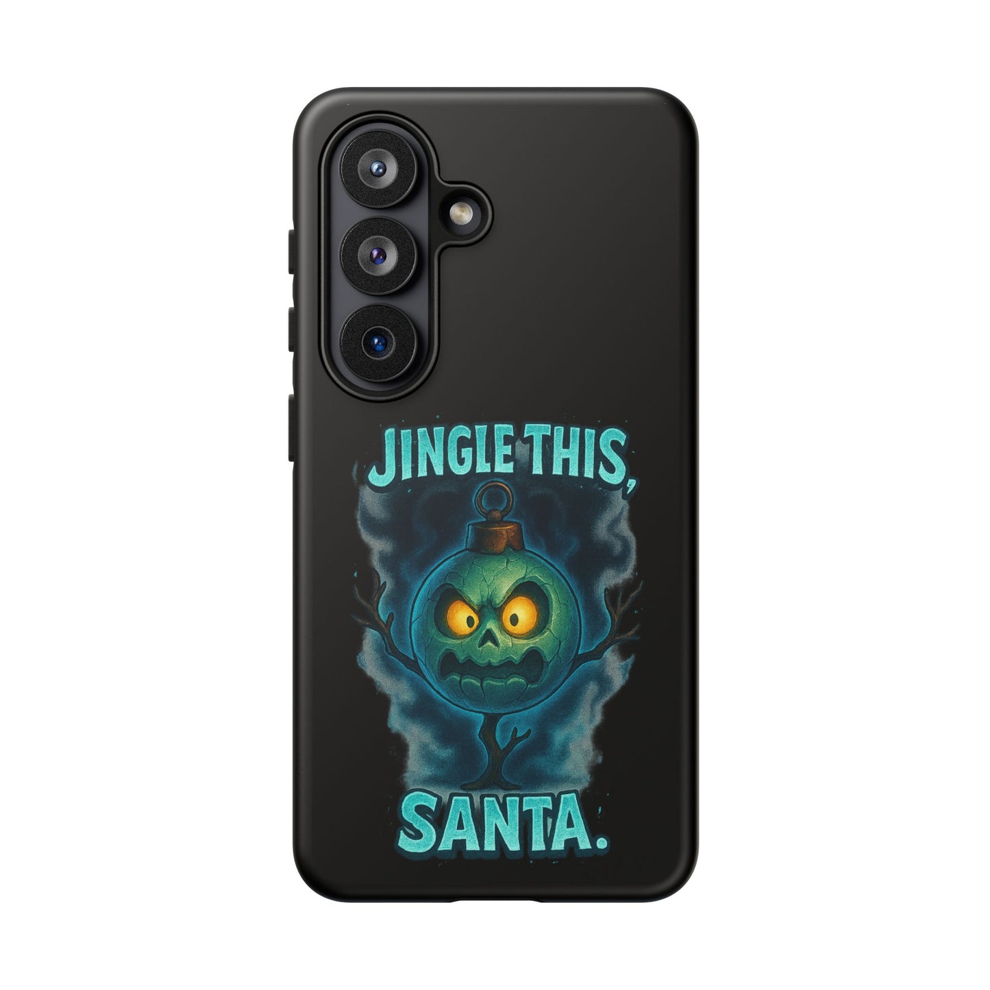 Phone Case - 'Jingle This, Santa' Spooky Holiday Protective Case