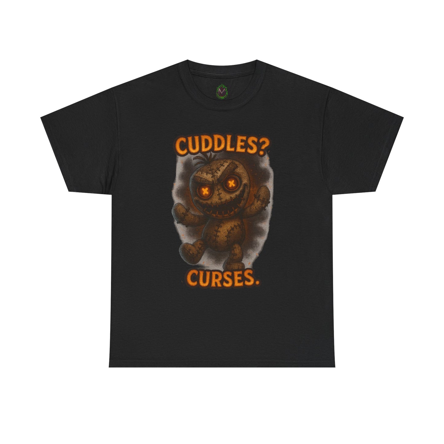 Cuddles? Curses. bear graphic tee | T-Shirt