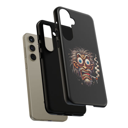 Phone Case — Wild Cartoon Monster Smoking Design