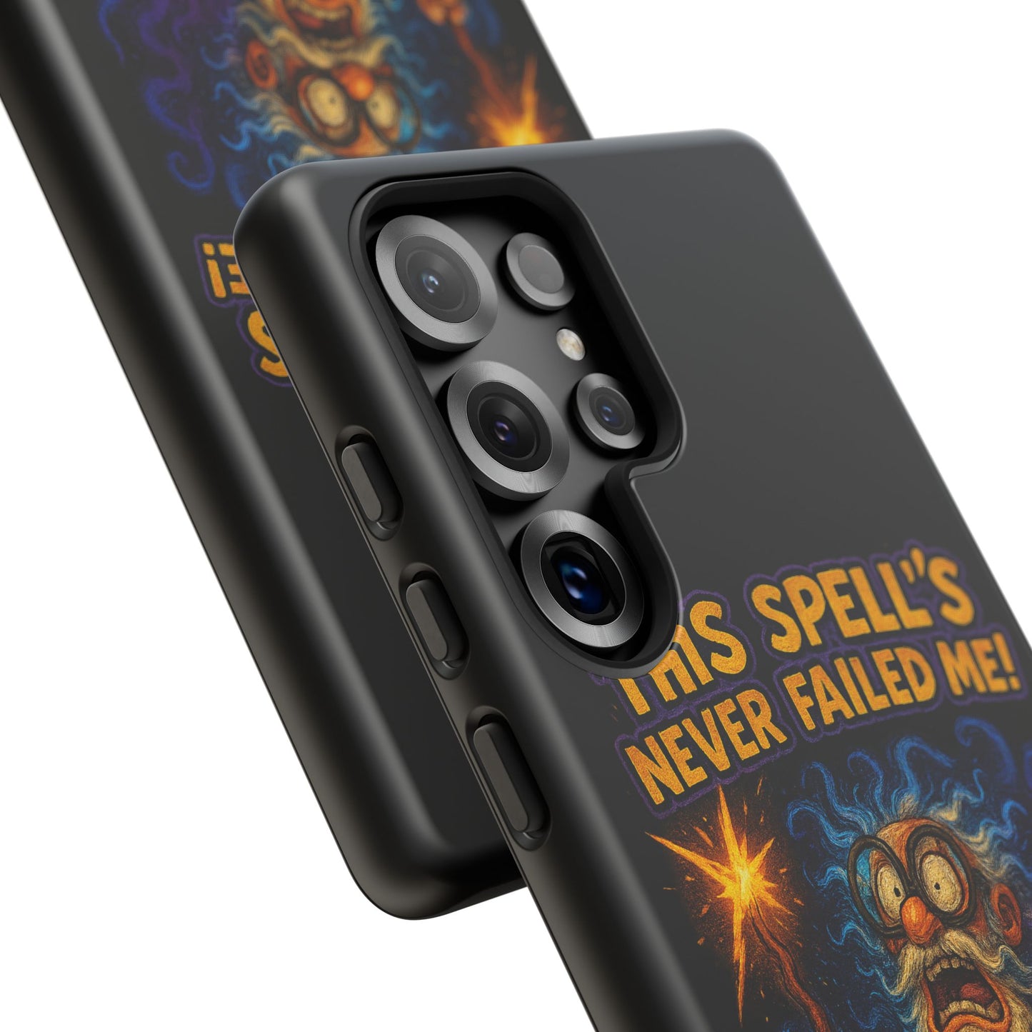 Wizard Phone Case — "This Spell's Never Failed Me!" Funny Magic Protective iPhone Cover