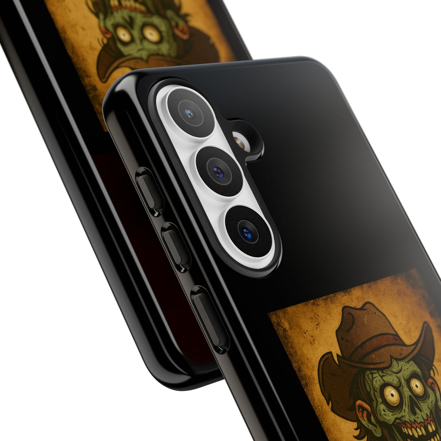 Zombie Cowboy Phone Case — "Ain't No Grave Gonna Hold This Yeehaw" Protective iPhone Cover