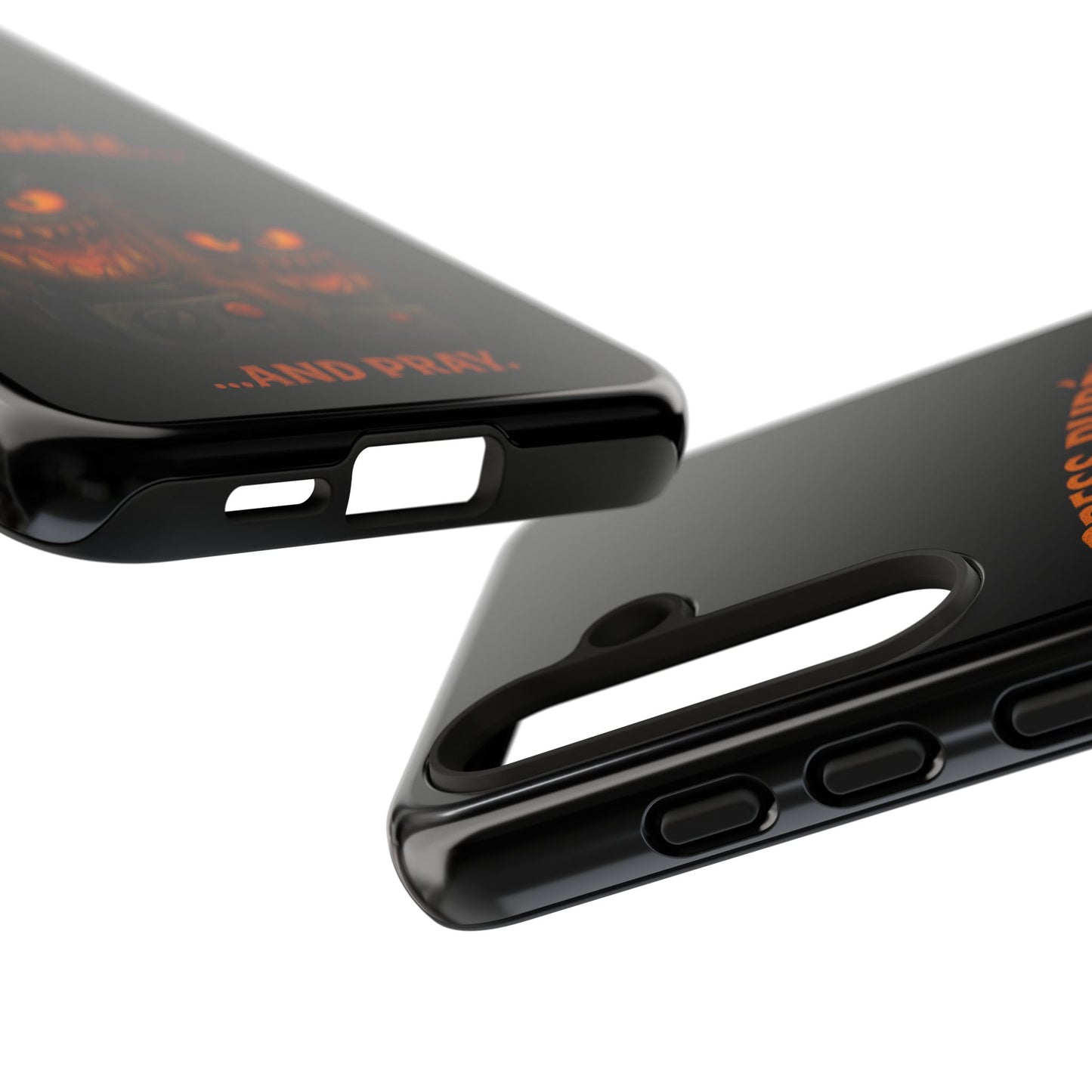 Phone Case - 'Press Purée...and Pray' Halloween Horror Protective Cover