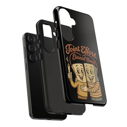 Phone Case — "Joint Effort Eternal Bond" Retro Cannabis Matchstick Design