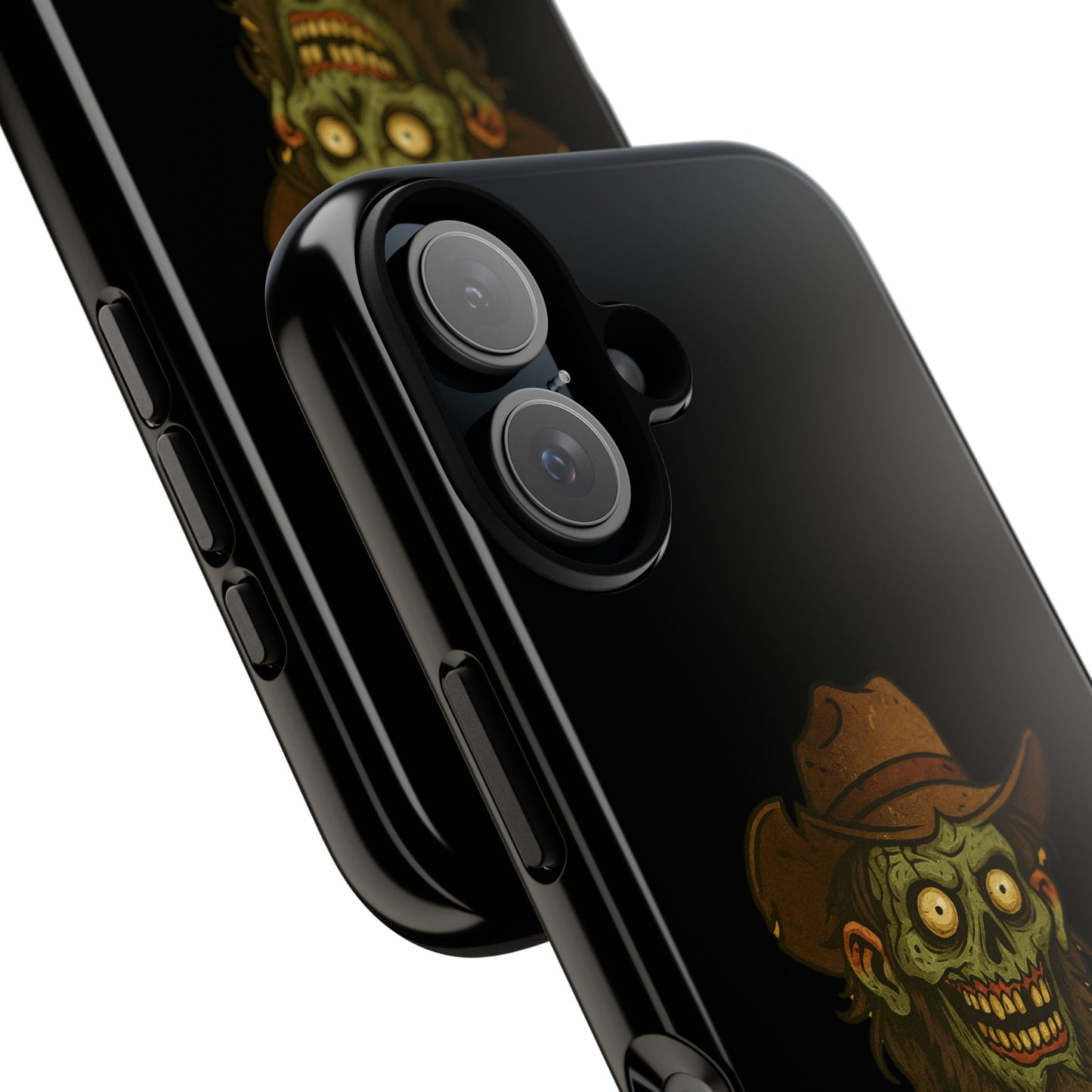 Zombie Cowboy Phone Case — "Ain't No Grave Gonna Hold This Yeehaw" Protective iPhone Cover
