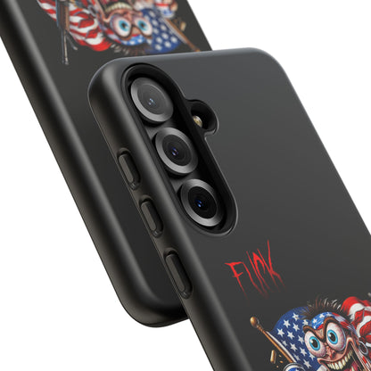 Patriotic Madman Phone Case — 'Funk Yea' USA Flag Tough Case