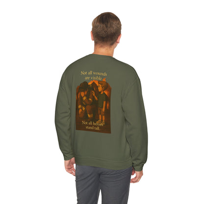 Not All Wounds Are Visible Crewneck Sweatshirt