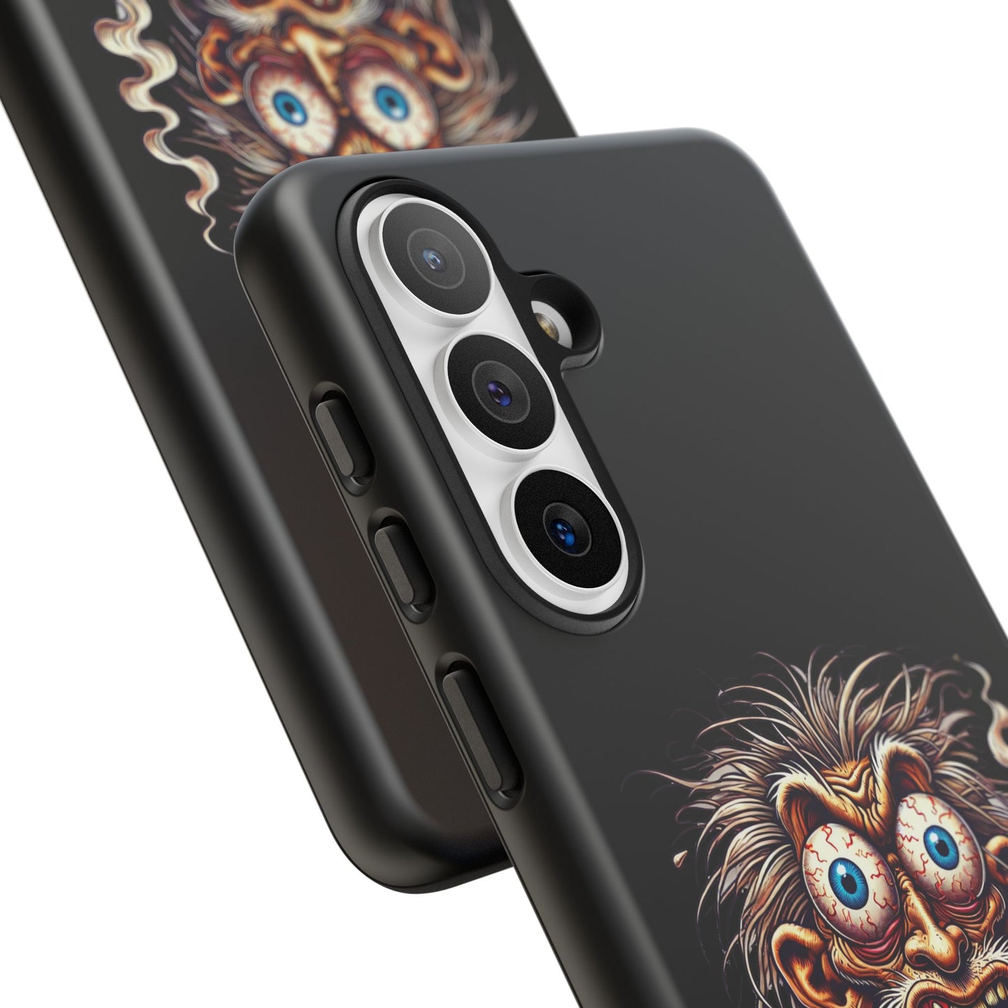 Phone Case — Wild Cartoon Monster Smoking Design