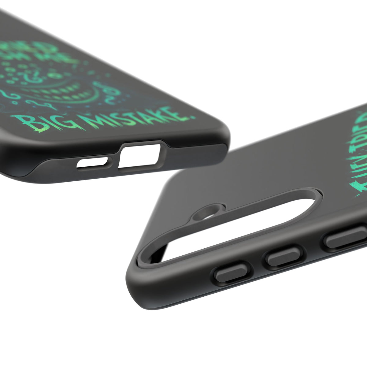 Phone Case — Glow Monster "They Tried to Flush Me, Big Mistake"