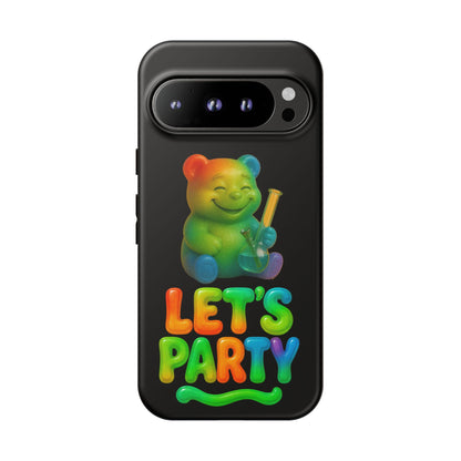 Let's Party Rainbow Bear Phone Case