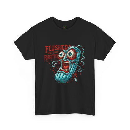 Flushed But Not Forgotten – Horror Tampon Tee
