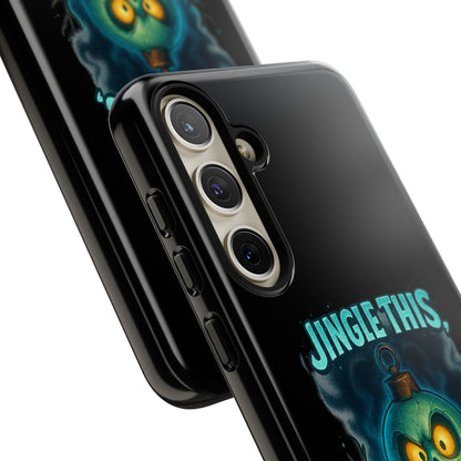 Phone Case - 'Jingle This, Santa' Spooky Holiday Protective Case