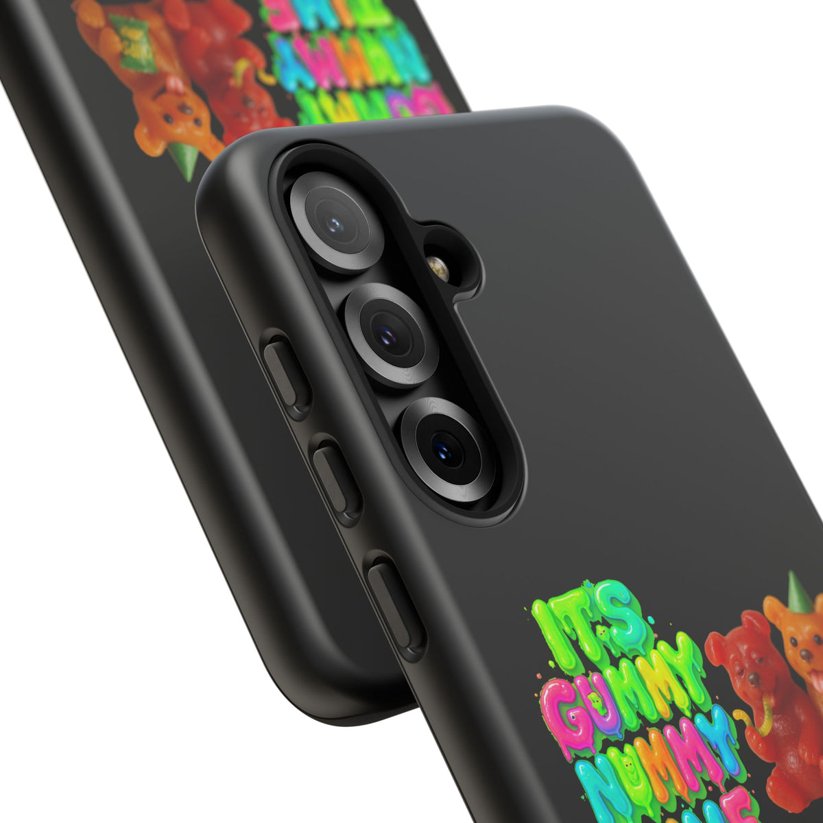 Phone Case — "It's Gummy Nummy Time" Colorful Gummy Bear Protective Case