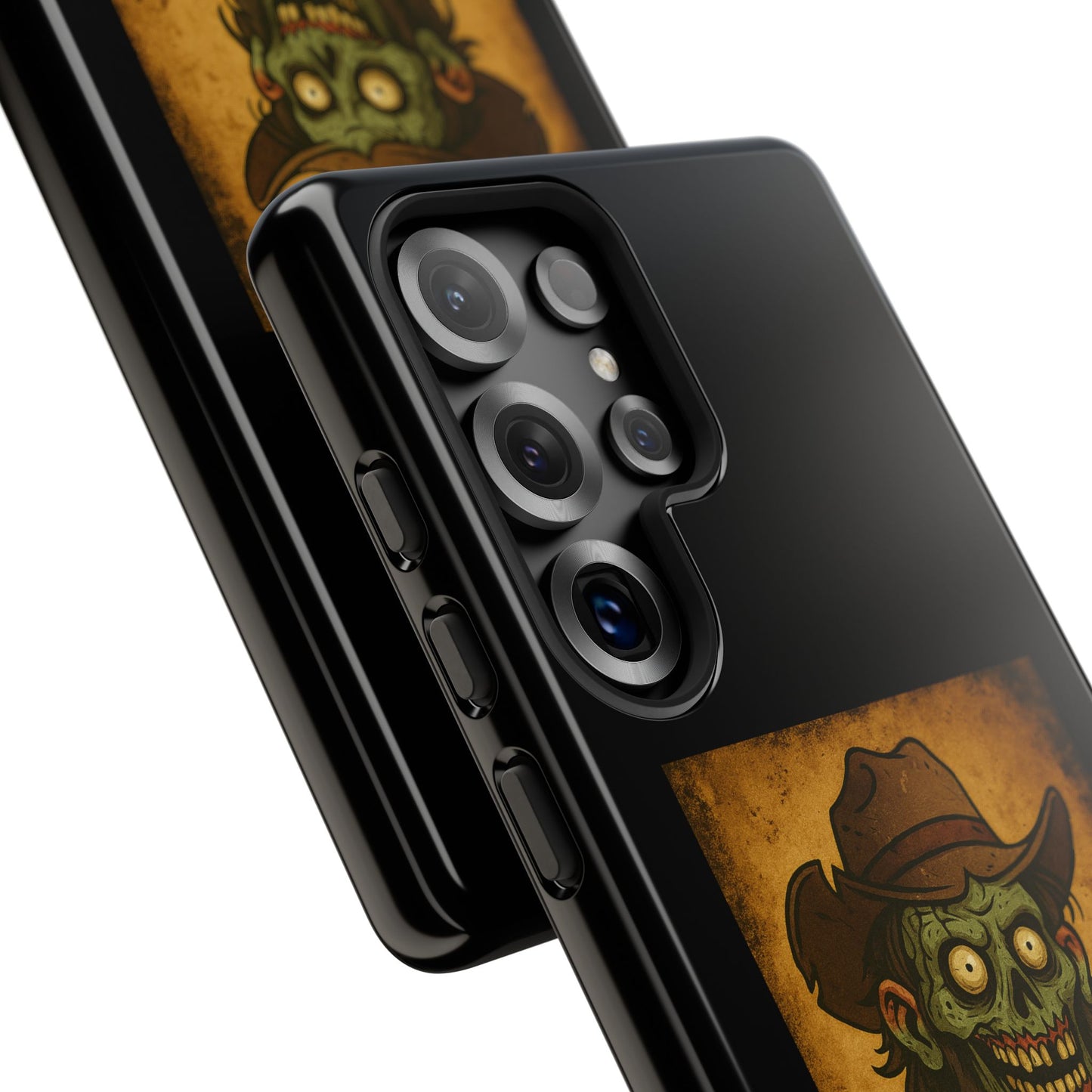 Zombie Cowboy Phone Case — "Ain't No Grave Gonna Hold This Yeehaw" Protective iPhone Cover