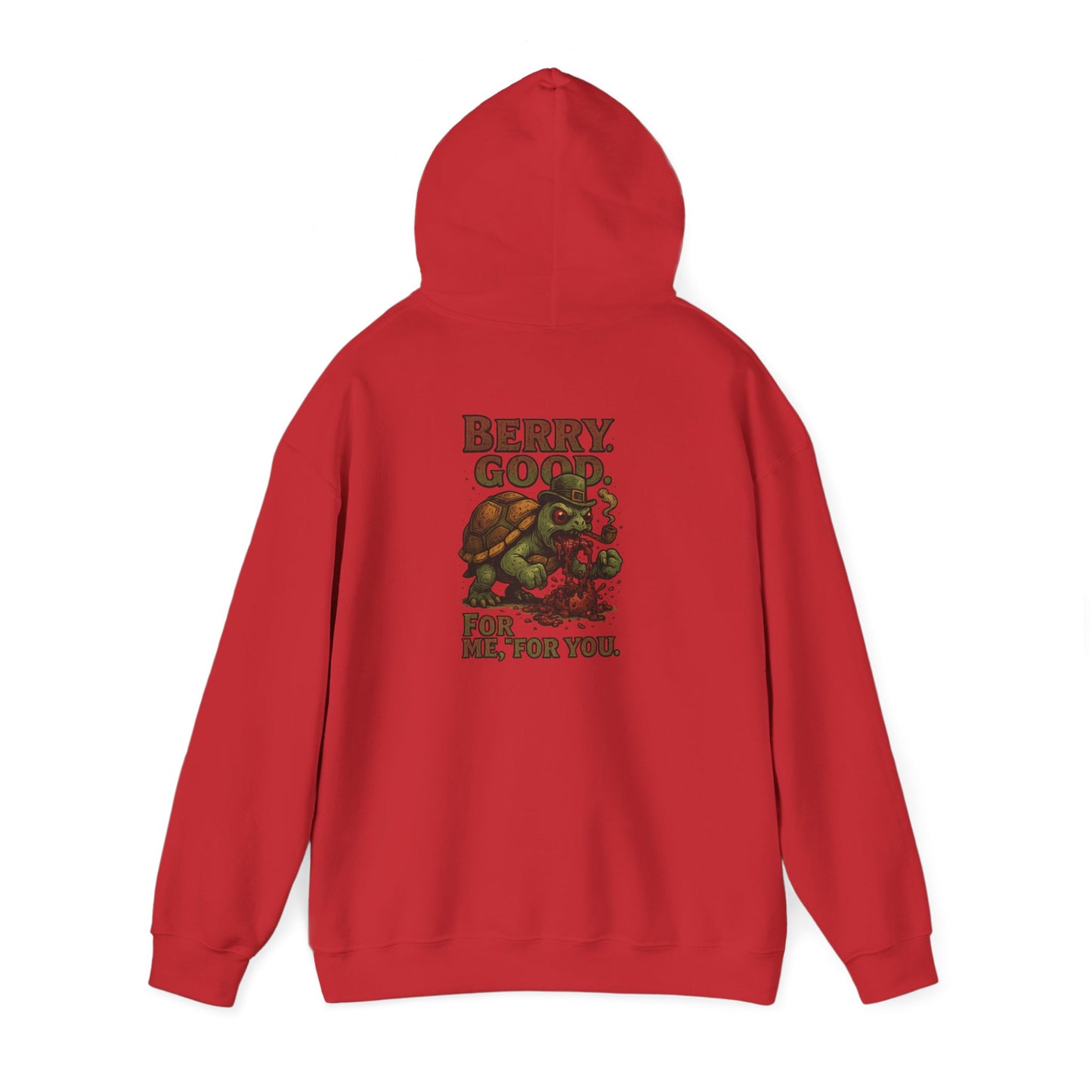 Turtle Graphic Hoodie — "Bein' Good For Me, For You" Retro Nature Sweatshirt