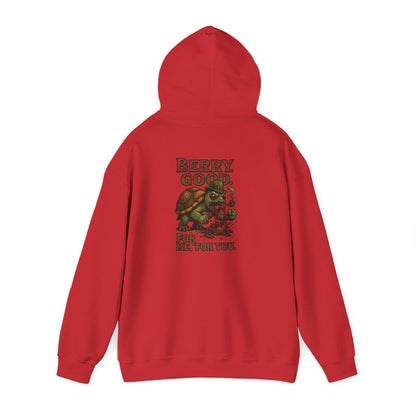 Turtle Graphic Hoodie — "Bein' Good For Me, For You" Retro Nature Sweatshirt