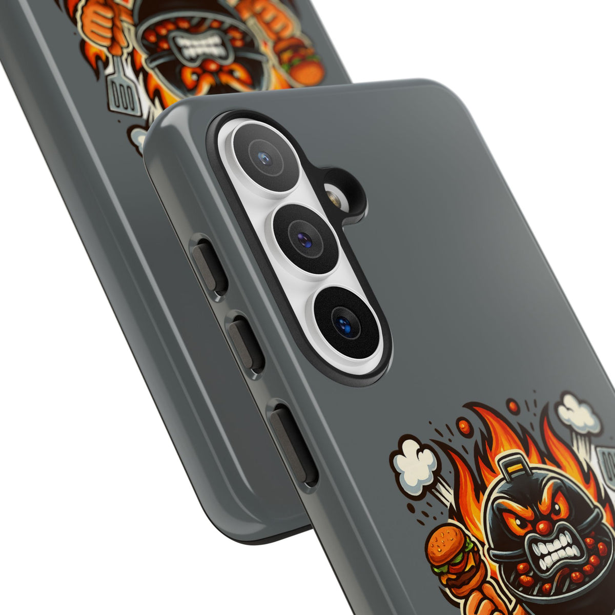 Grilling Phone Case — "Charcoal Is the Last Bastion of Liberty" BBQ Design