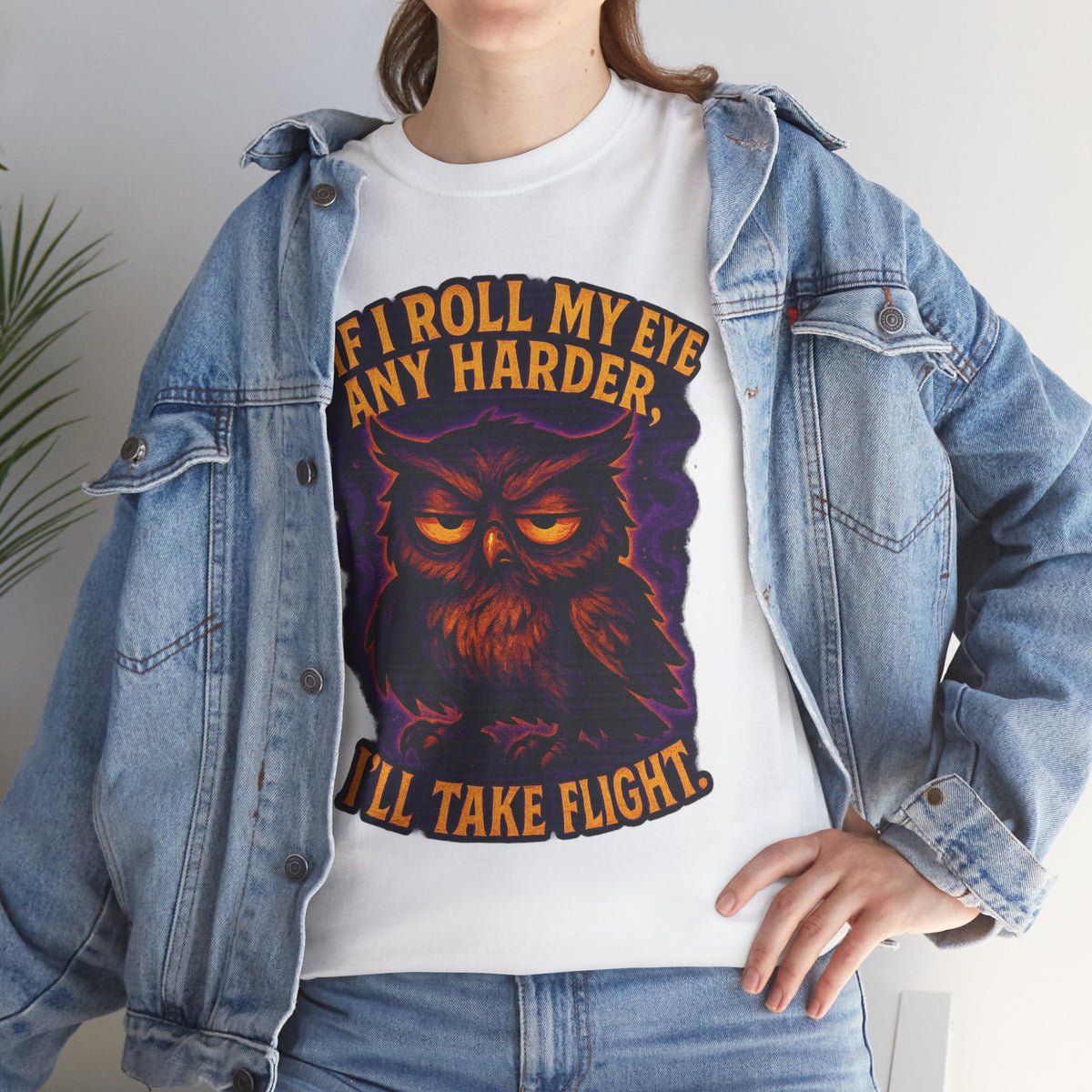 Rolling Eye Owl Tee | If I Roll My Eye Any Harder I'll Take Flight