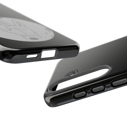 Spock Live Long Phone Case — Vulcan Salute Moon Graphic