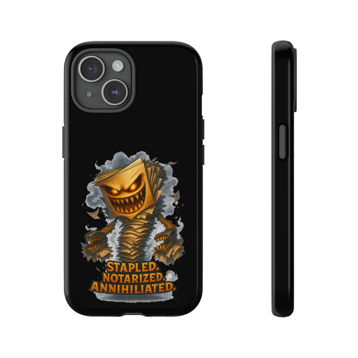 Phone Case — Stapled, Notarized, Annihilated Lightning-Fast Protective Case