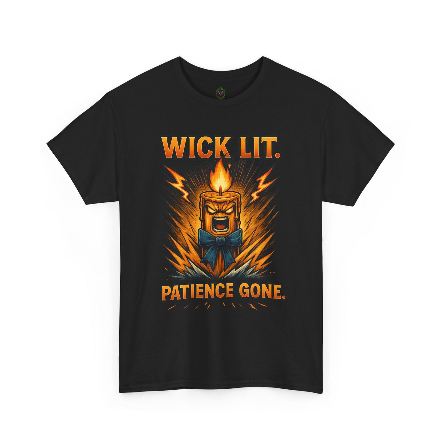 Wick Lit Candle Rage Tee | Patience Gone Graphic T-Shirt