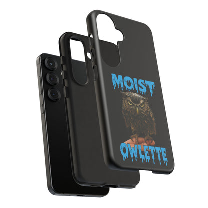 Moist Owlette Phone Case — Funny Owl Graphic Protective Case