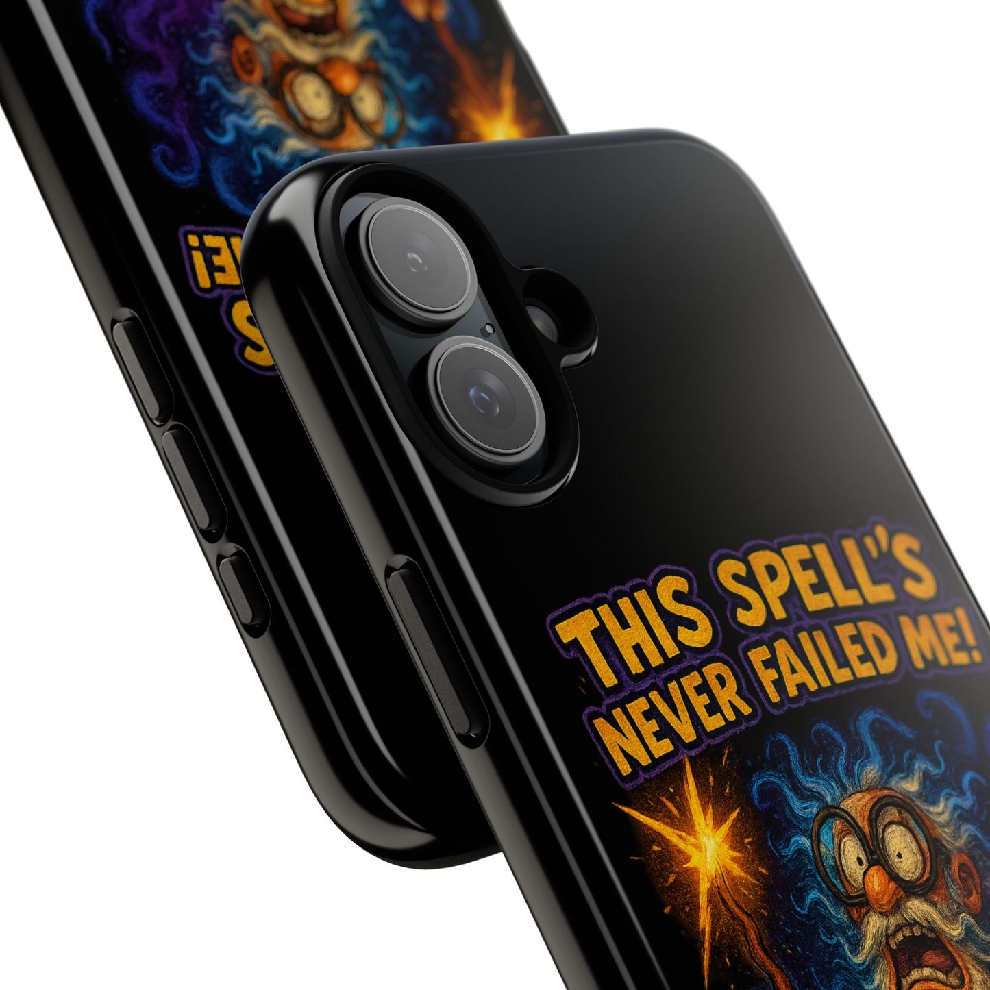 Wizard Phone Case — "This Spell's Never Failed Me!" Funny Magic Protective iPhone Cover