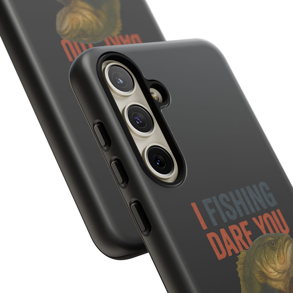 Fishing Dare You Phone Case — Funny Bass Angler Protective Cover