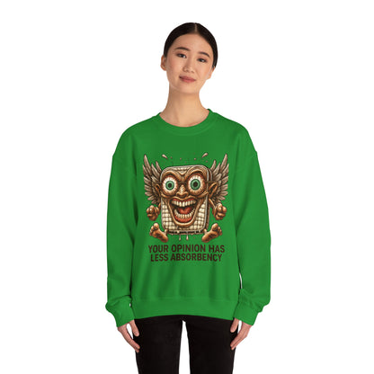 Your Opinion Has Less Absorbency – Flying Maxipad Sweatshirt