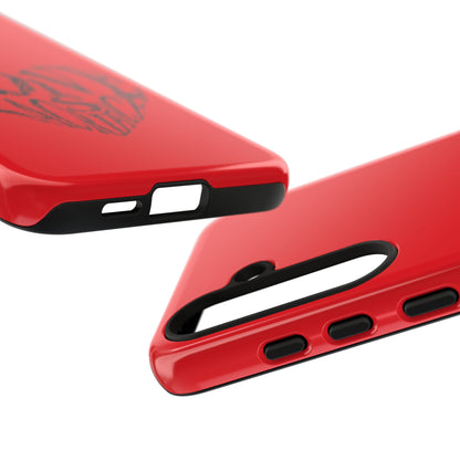 Red 'Love Justice' Heart Phone Case — Protective iPhone Cover, Valentine’s Gift