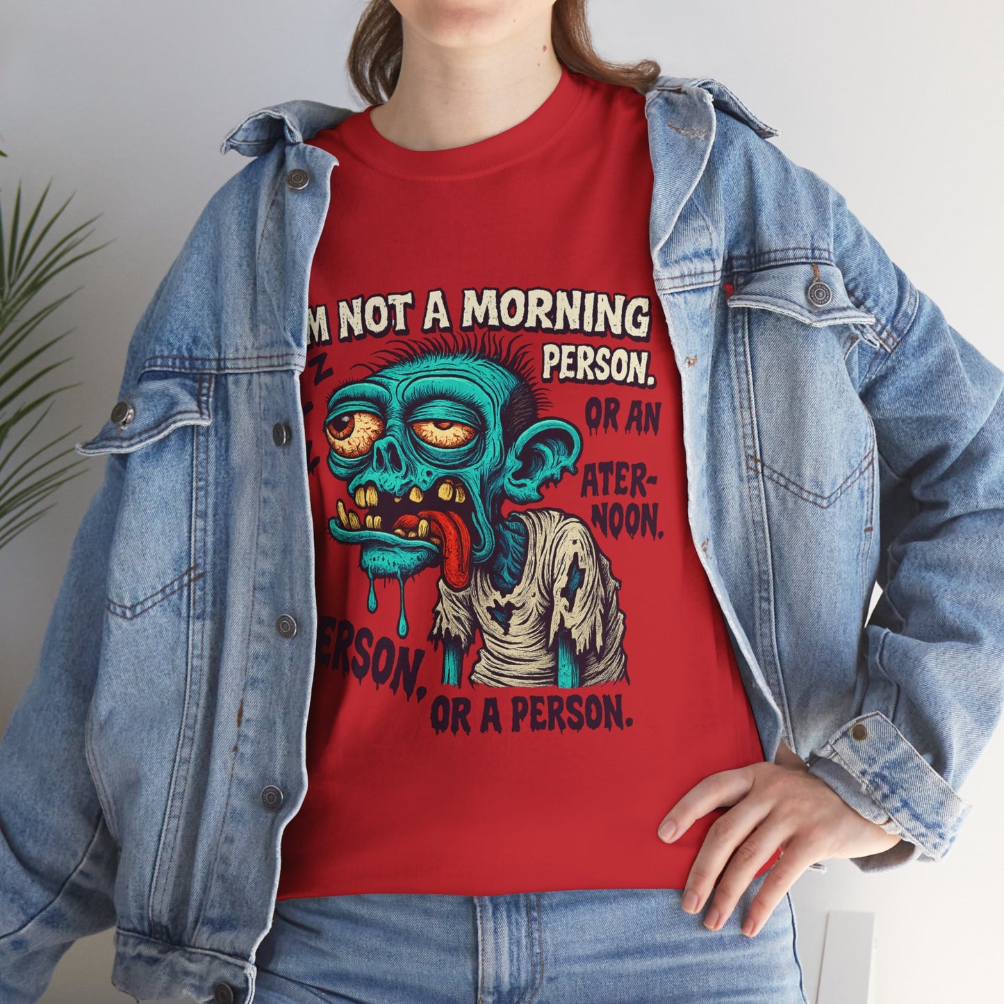 I’m Not a Morning Person… Or a Person – Grumpy Zombie Tee