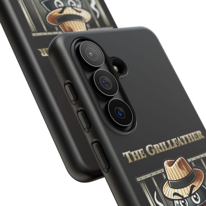 Grillfather Personalized Phone Case — Funny BBQ Smoker Design