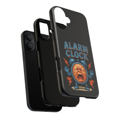 Phone Case — "Alarm Clock" Retro Screaming Clock Protective Cover