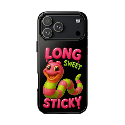 Phone Case — "Long Sweet Sticky" Cute Candy Snake Protective Case