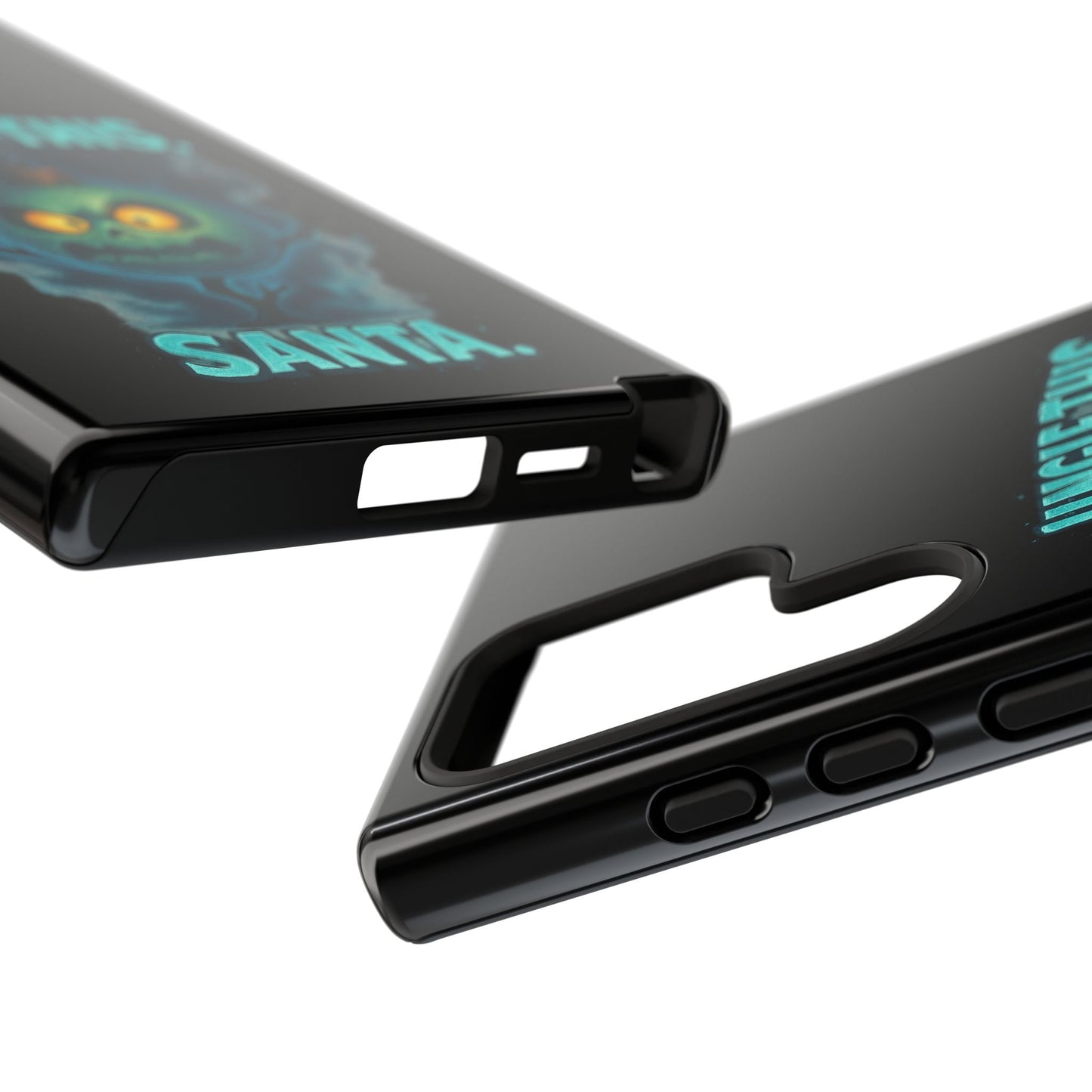 Phone Case - 'Jingle This, Santa' Spooky Holiday Protective Case