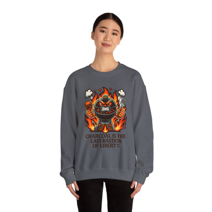 Charcoal Liberty Grill Crewneck Sweatshirt