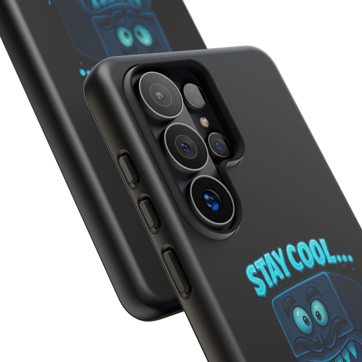 Stay Cool... Or Else. Phone Case — Neon Monster Protective iPhone Cover