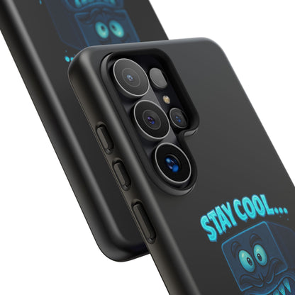 Stay Cool... Or Else. Phone Case — Neon Monster Protective iPhone Cover