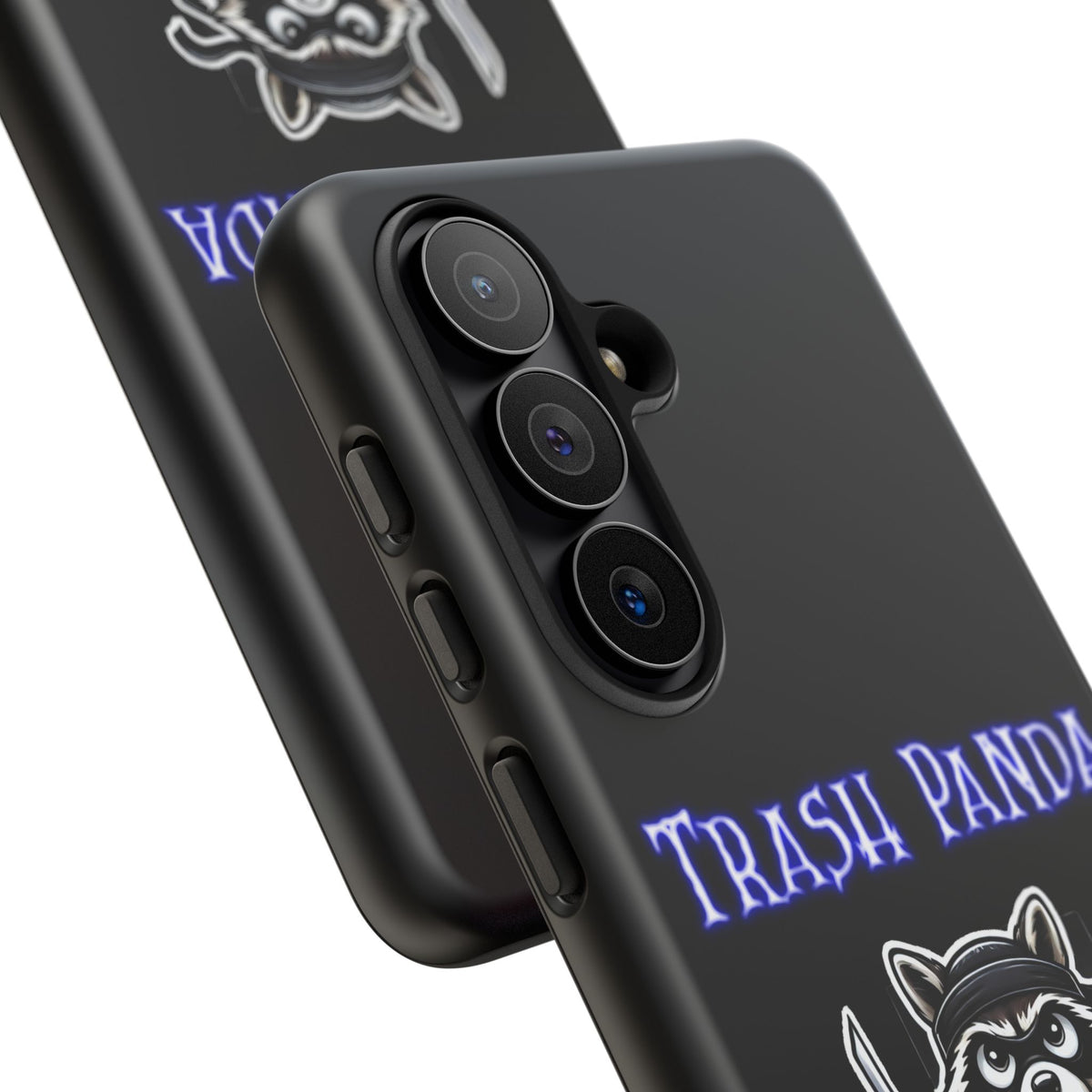 Trash Panda Ninja Phone Case — Cute Raccoon Warrior Protective Case