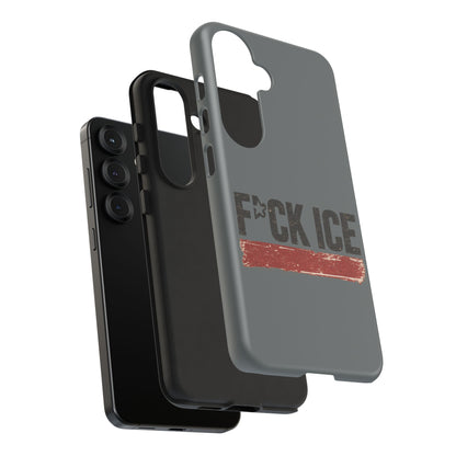 Phone Case - "F*CK ICE" Distressed Protest Design